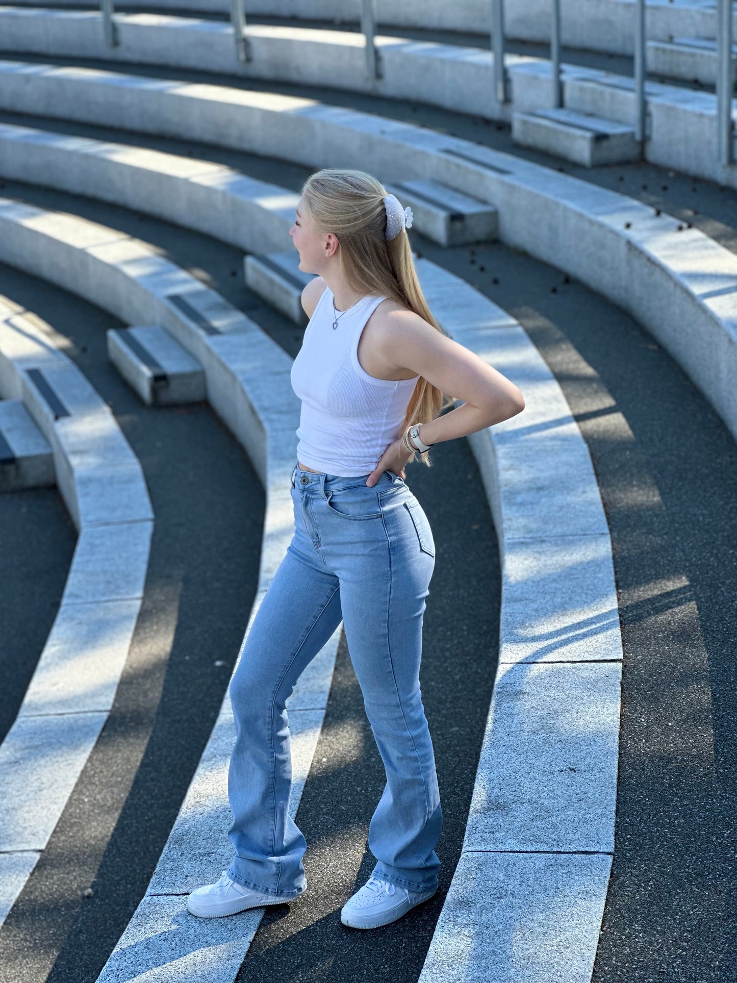 Tall In Flare Jeans Blue