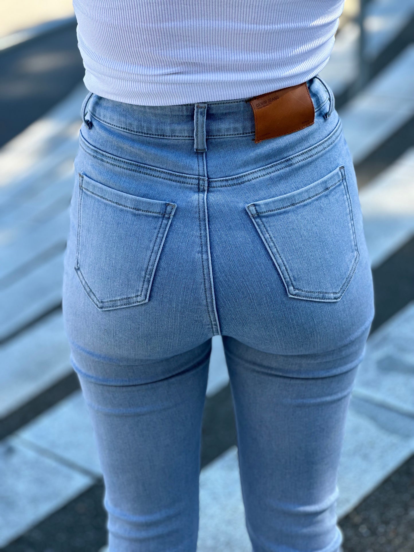 Tall In Flare Jeans Blue